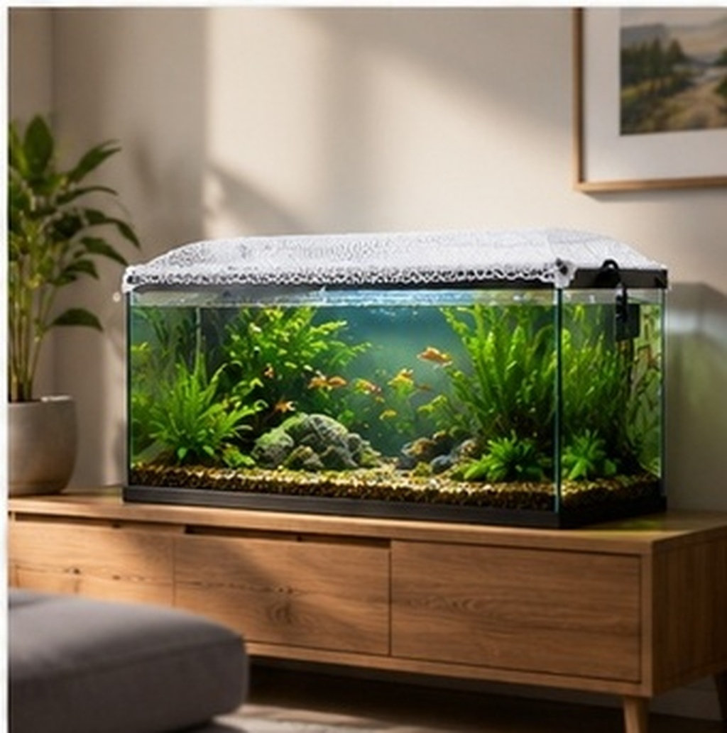 Aquarium Fish Keeping - Aquarium Nylon Fischschutzgitter 40x20cm Schutzabdeckung Netz