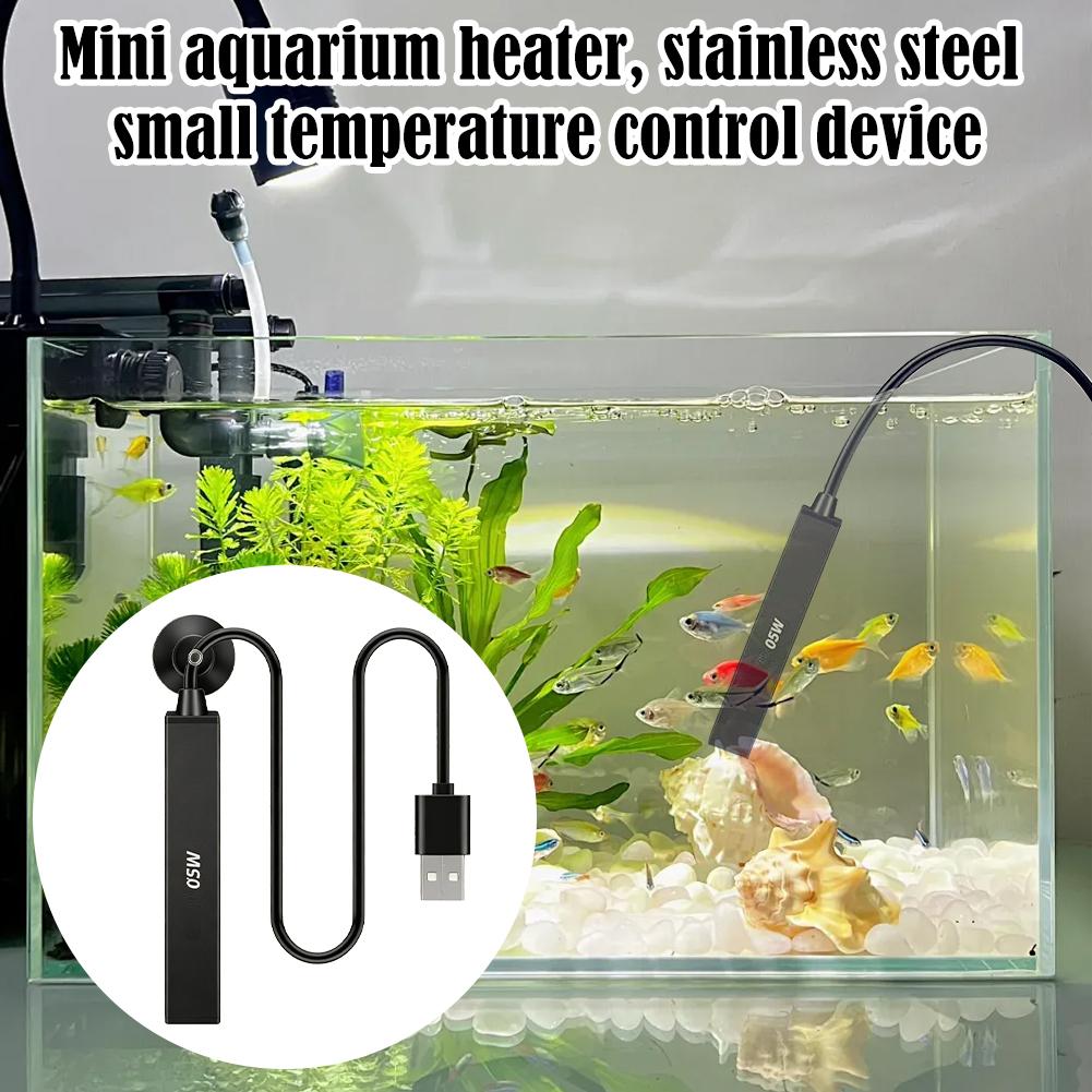 Aquarium Fish Betta - ﻿ Mini-Aquarium-Heizgerät, USB-betrieben, tauchbarer Heizstab für