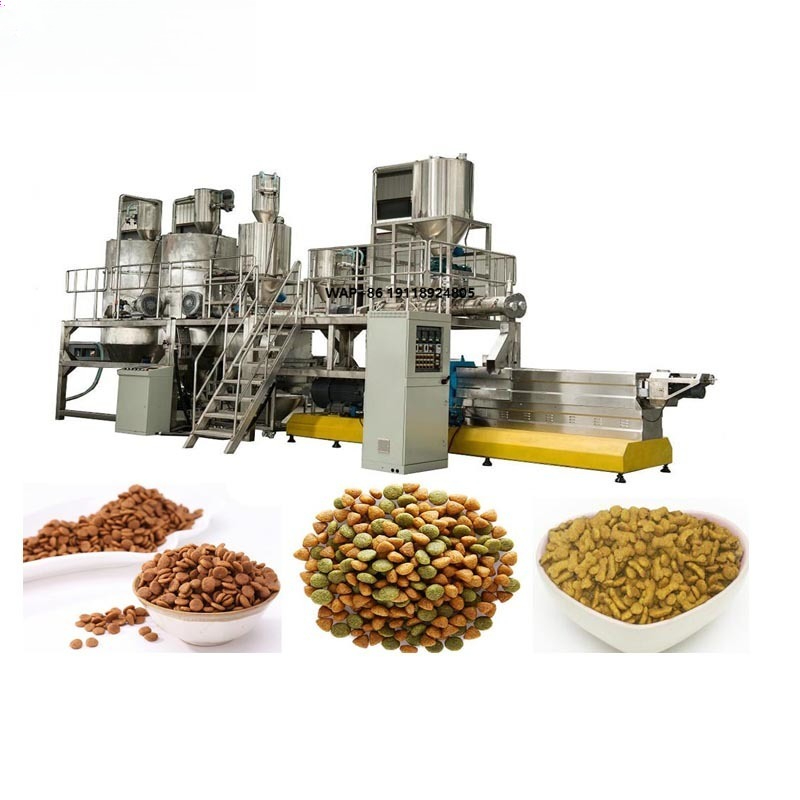 Fish Food - Tierfutter-Extruderanlage für Katzen, Hunde und Fische,