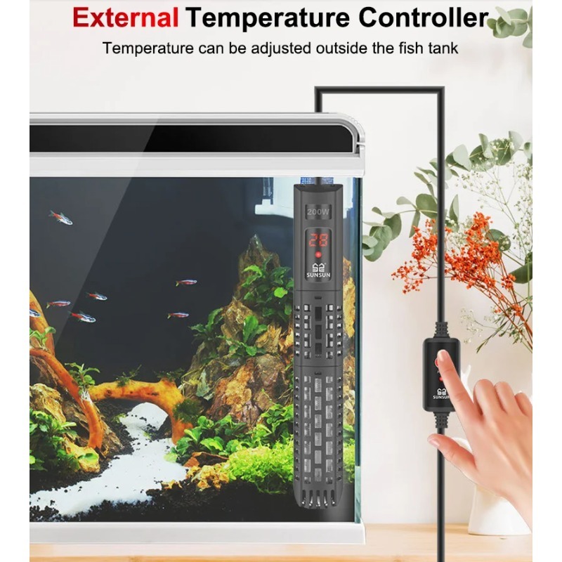 Tauchheizstab für Aquarien mit – Fish Tank Heater Bewertung und Preis