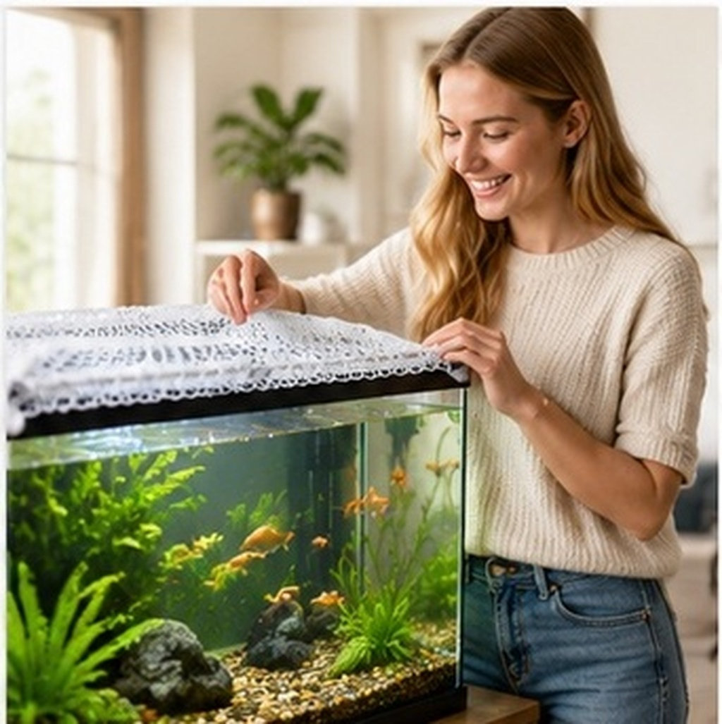40x20cm Nylon-Aquarium-Netzabd – Aquarium Fish Keeping Bewertung und Preis
